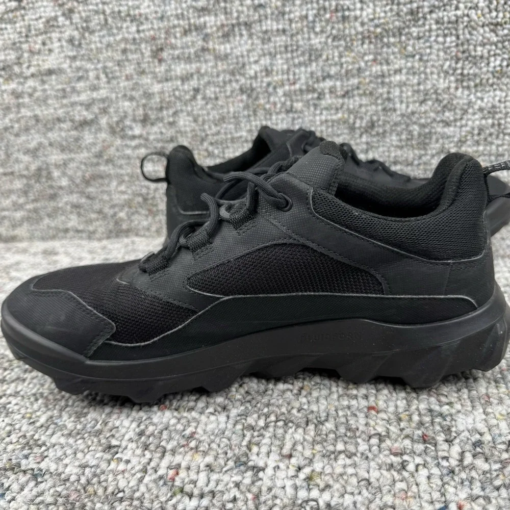 ECCO MX Shoes Mens 8-8.5 Gore-Tex Outdoor Waterproof Hiking Low Top Black